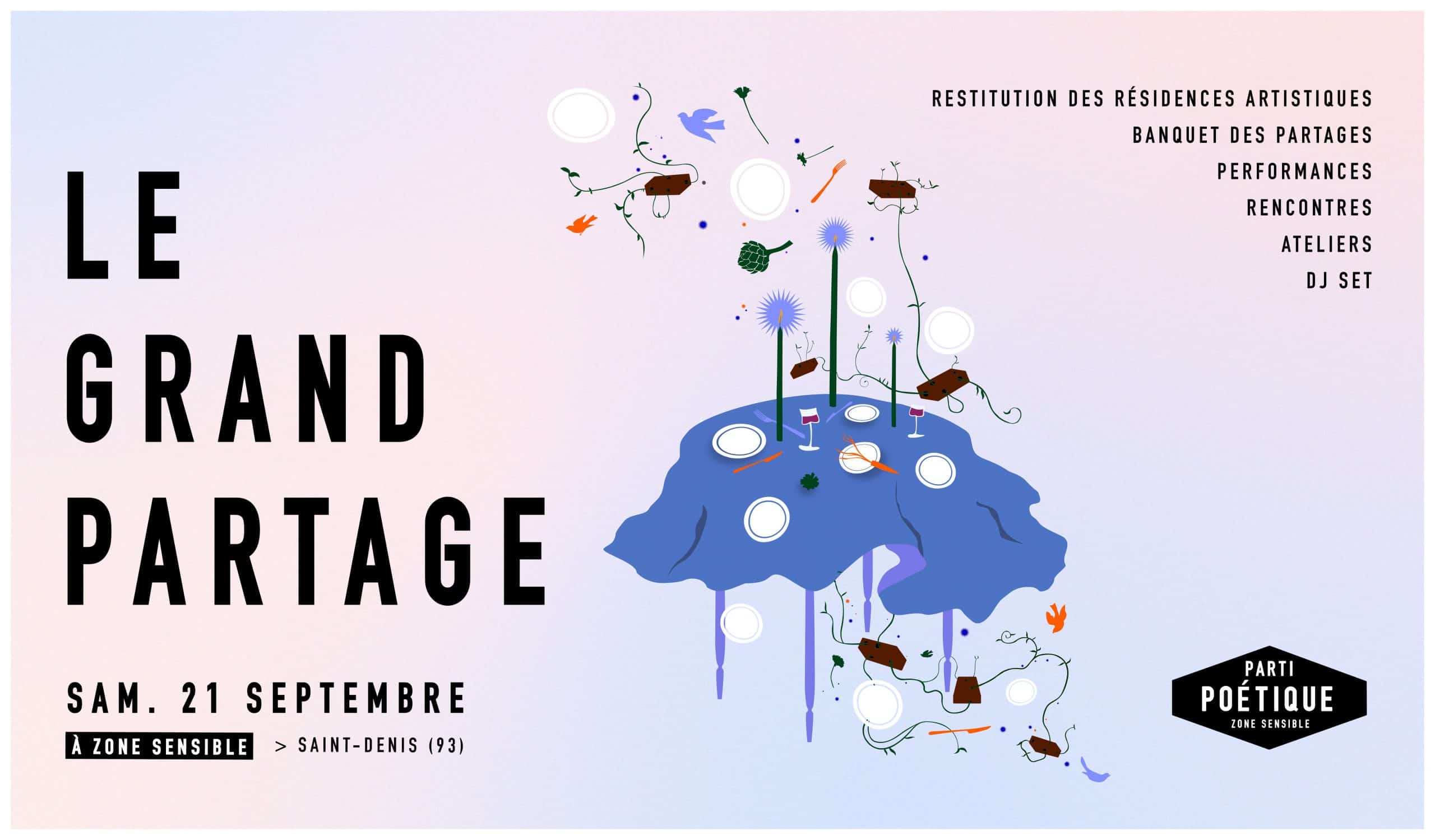 LE GRAND PARTAGE - 21 Sept. - Parti Poétique